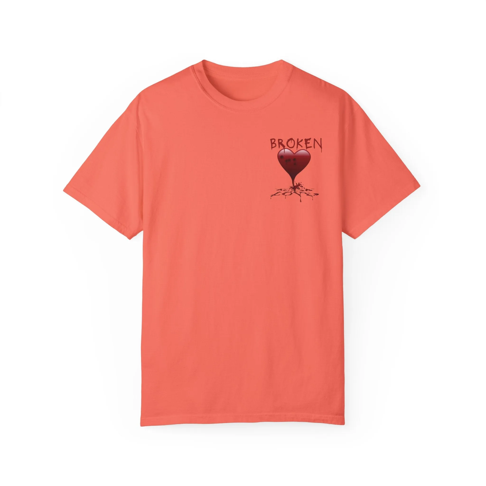 Broken Heart Unisex Garment-Dyed T-shirt
