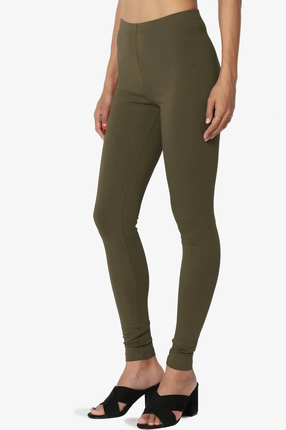 Thalia Cotton Jersey Ankle Leggings PLUS